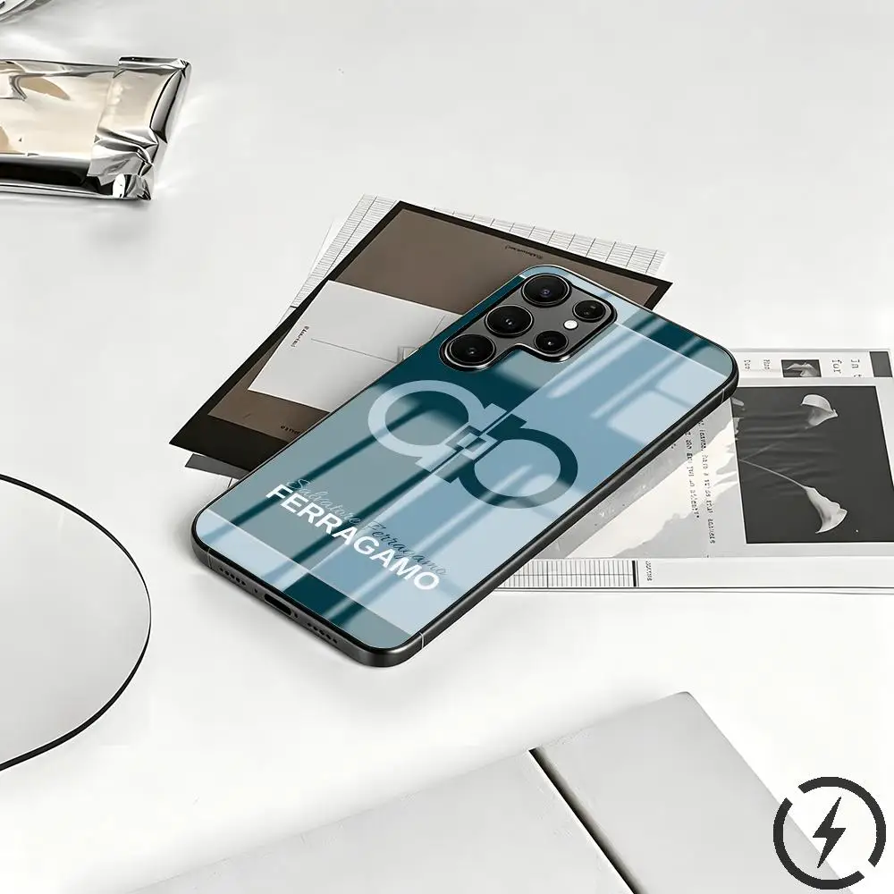 Чехол для телефона Cool LogoS F-Ferra GamO Design для Samsung S26 S25 S24 S23 S22 S21 S20 Plus Ultra Fold A Glass Magnetic Case