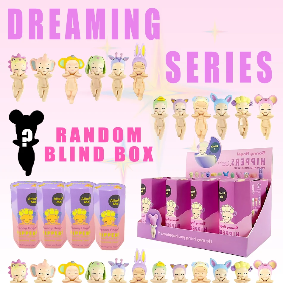 Caja ciega de la serie Sleepy Dreams Angel, juguetes Kawaii Sonneess Angel Doll, adornos decorativos para exhibición de coche