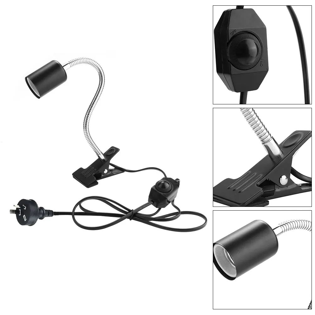 

Turtle Sun Back Lamp Holder Light St Heating Reptile Adjustable Habitat Lighting High Quality Safe Practical Temperature Fit