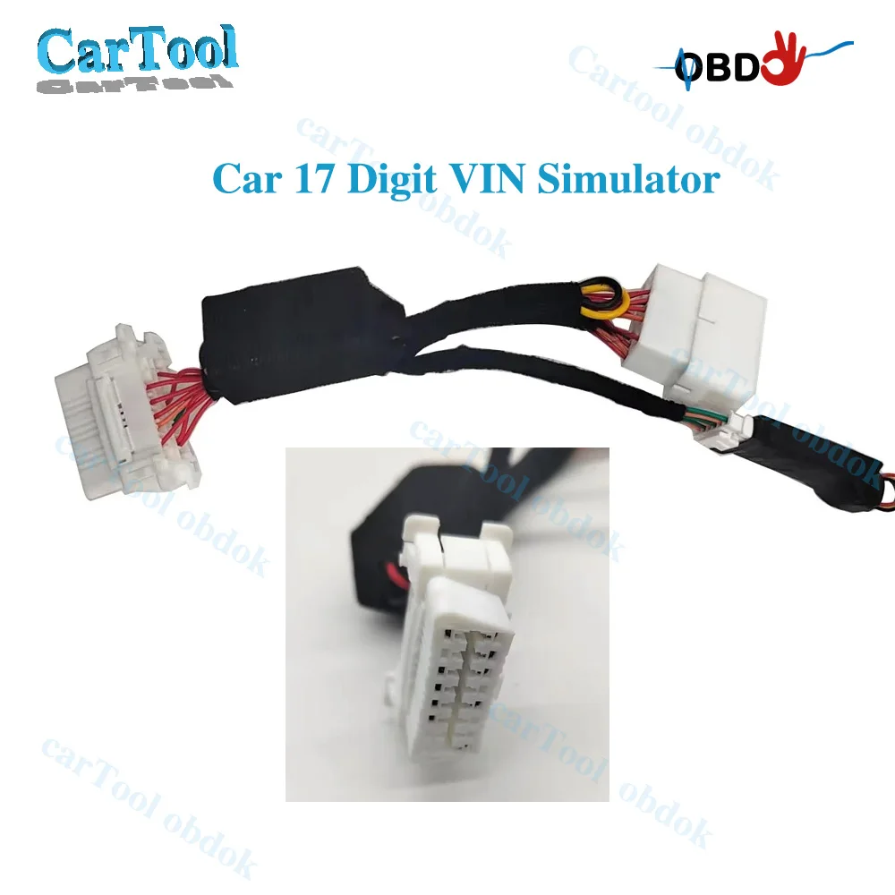 

Auto Frame Number Modification OBD Module EOBD Emulator Car 17 Digit VIN Simulator Work with x431 Tablet or Android APP