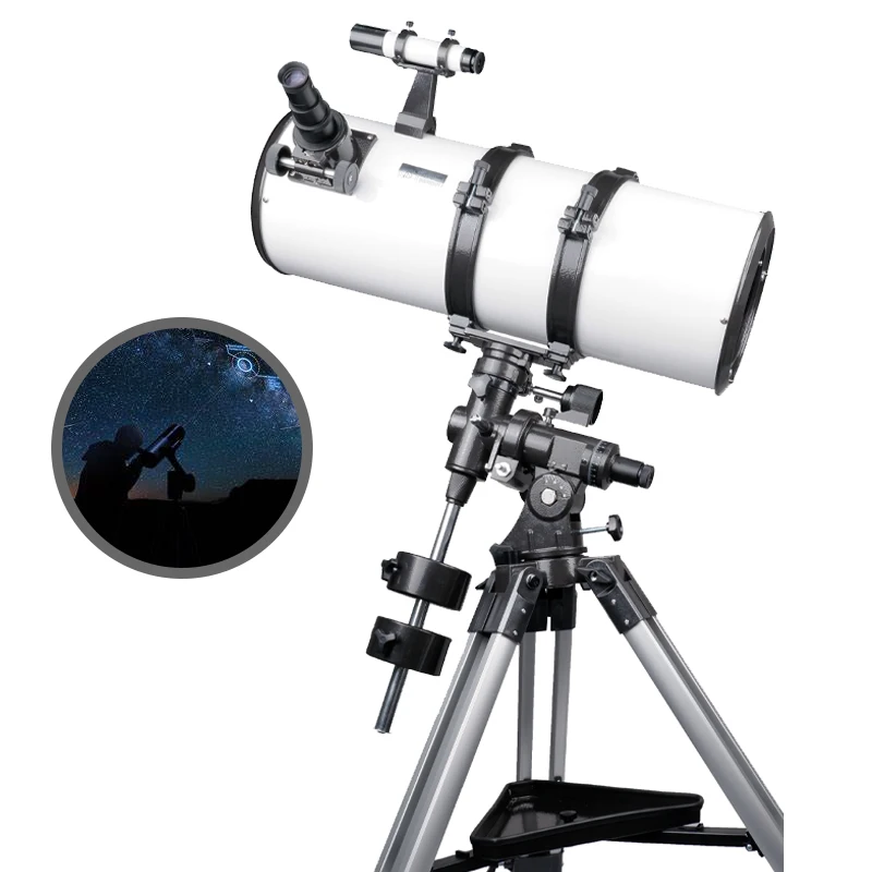 

Eyebre 800mm White Professional Telescope 203mm Aperture Equatorial Newtonian Reflector Telescope Astronomical With Polar Scope