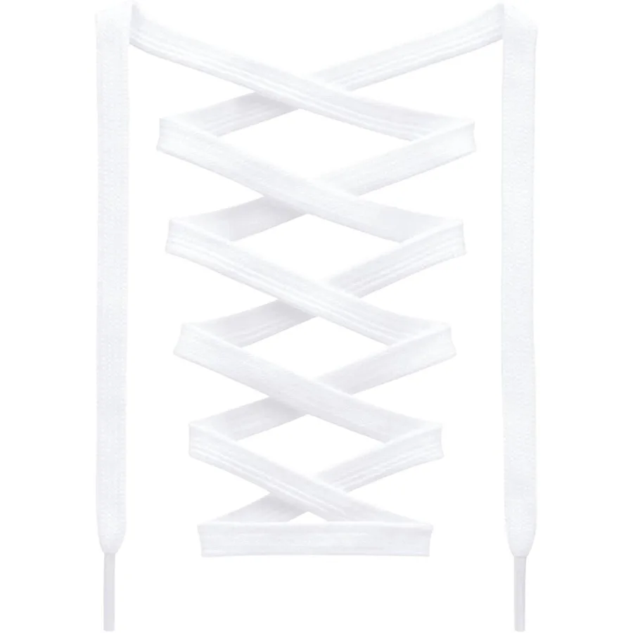 قطن مسطح للأحذية الرياضية: 2 P أربطة أحذية رياضية صلبة