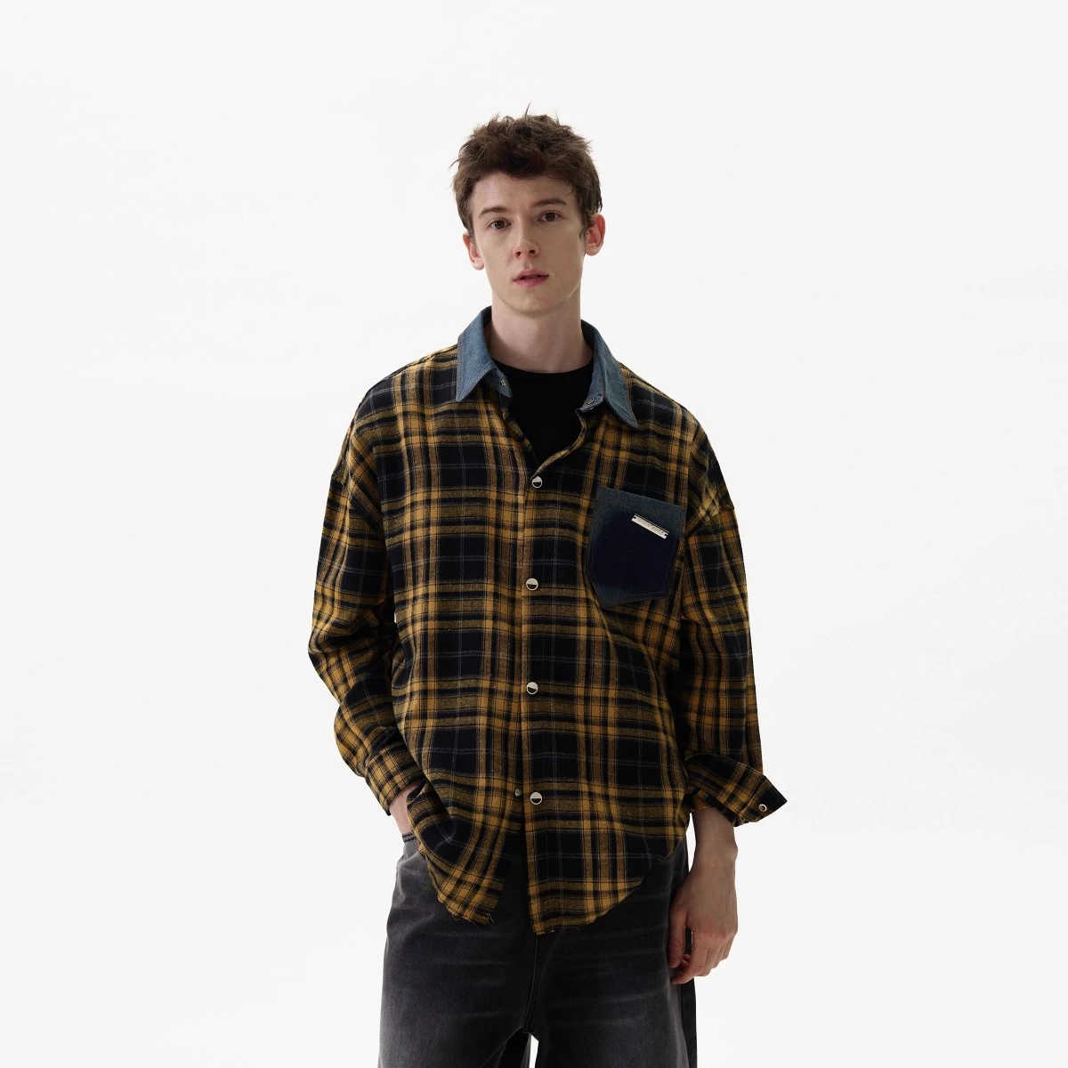 

Ретро-кардиган в американском стиле, больших размеров, для пар, оверсайз, с длинными рукавами, мужской и женский, весенне-осенний сезон