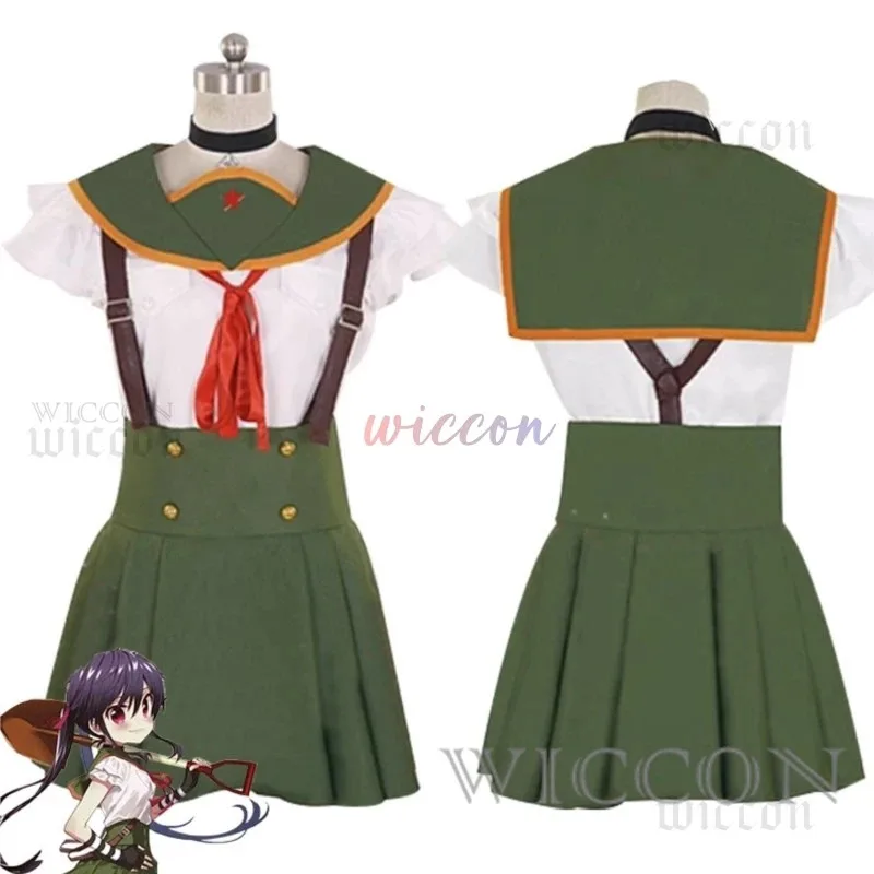 NewKurumi Gakkou Gurashi! -Live! Kurumi Ebisuzawa Costume Full Set Custom Made School Uniform Cosplay Halloween2025