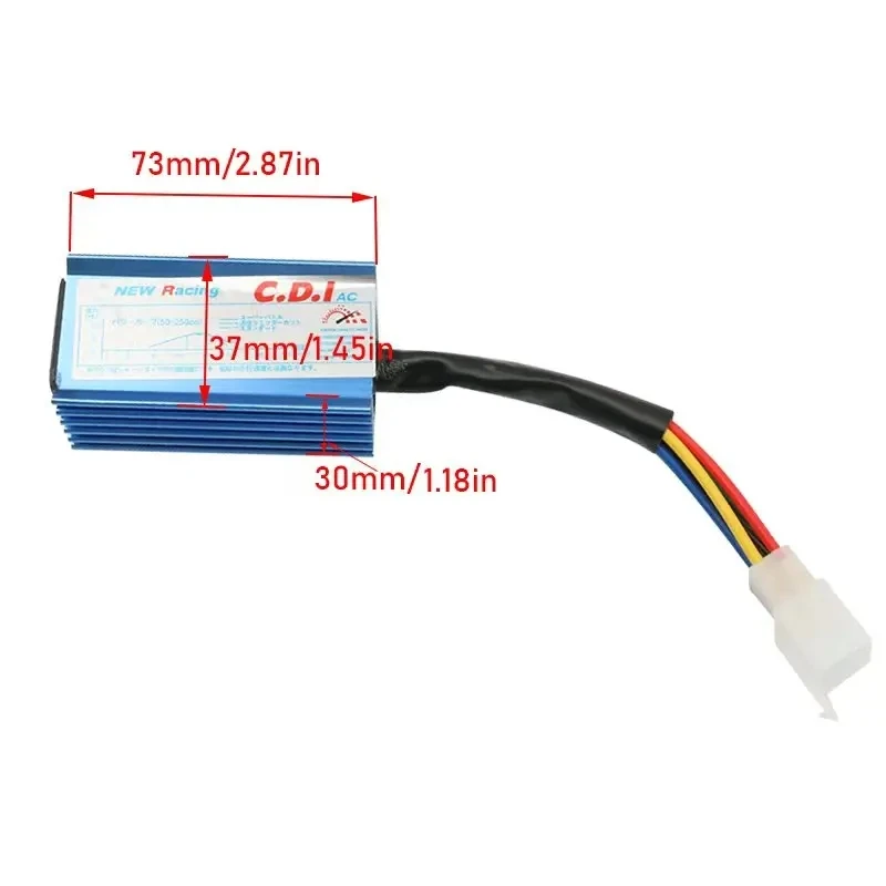 5 Pin Aluminum Alloy Racing CDI ignitor AC Box for CG125 Motorcycle 140CC 150cc 200cc Enginen Pit motorcycle Scooter ATV
