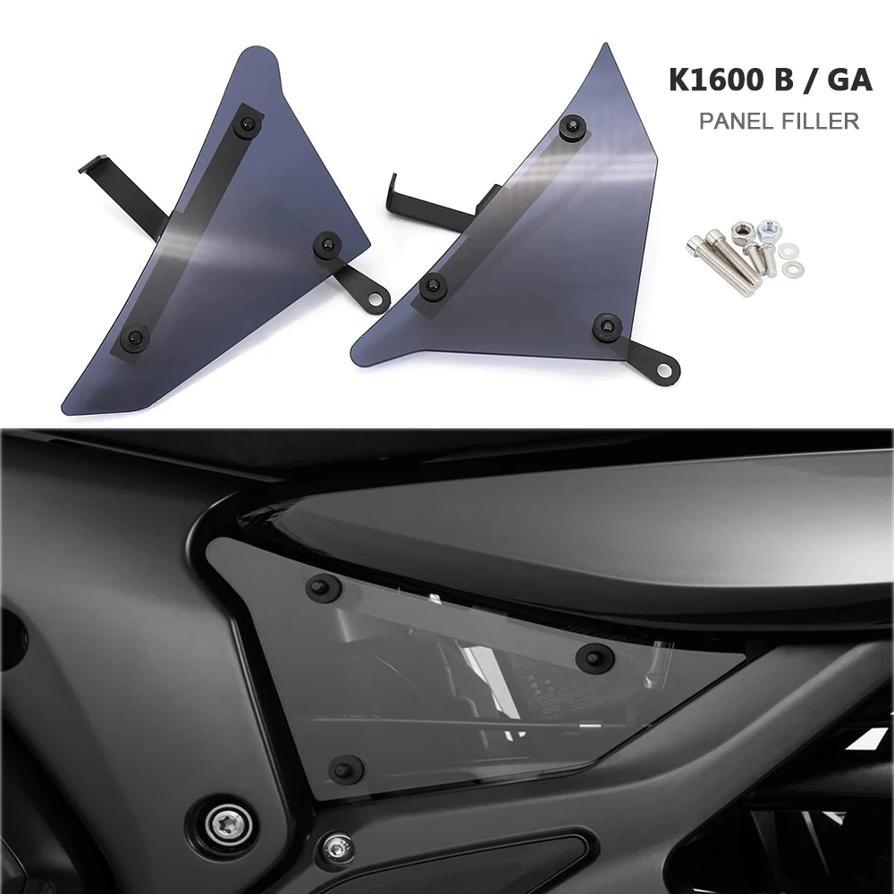 Cubierta de paneles de relleno lateral izquierdo y derecho para motocicleta, capó de carenado, embellecedor de tanque de plástico ABS para BMW K1600B K1600 Grand America