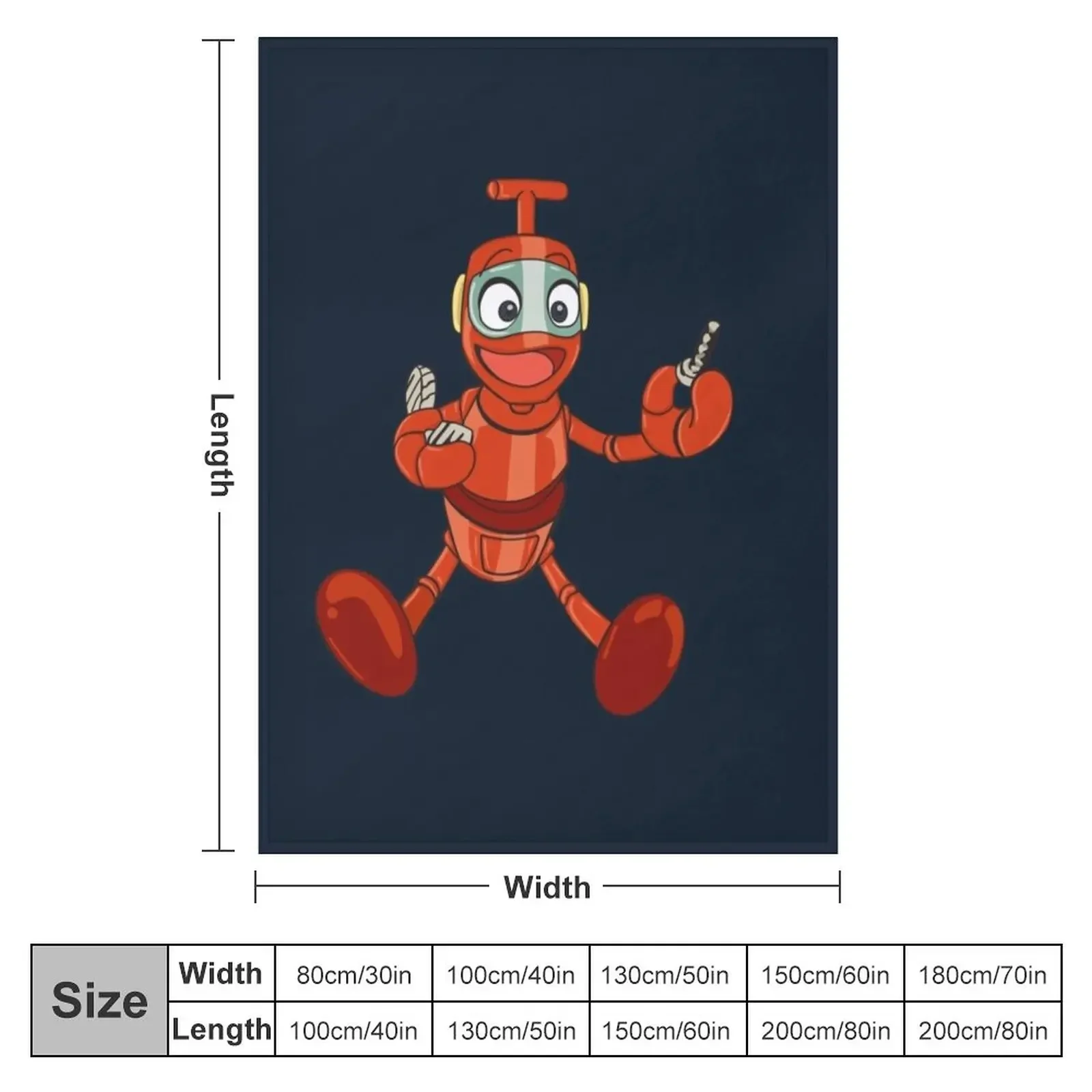بطانية رمي شخصية روبوت صغيرة للأطفال ، بطانية شعر ، طفل ناعم ، 31