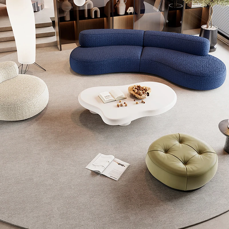 أريكة ما بعد الحداثة من القماش الأوروبي المخملي مصمم حديث مزدوج لغرفة المعيشة أريكة مضغوطة مريحة أثاث Divano ما بعد الحداثة