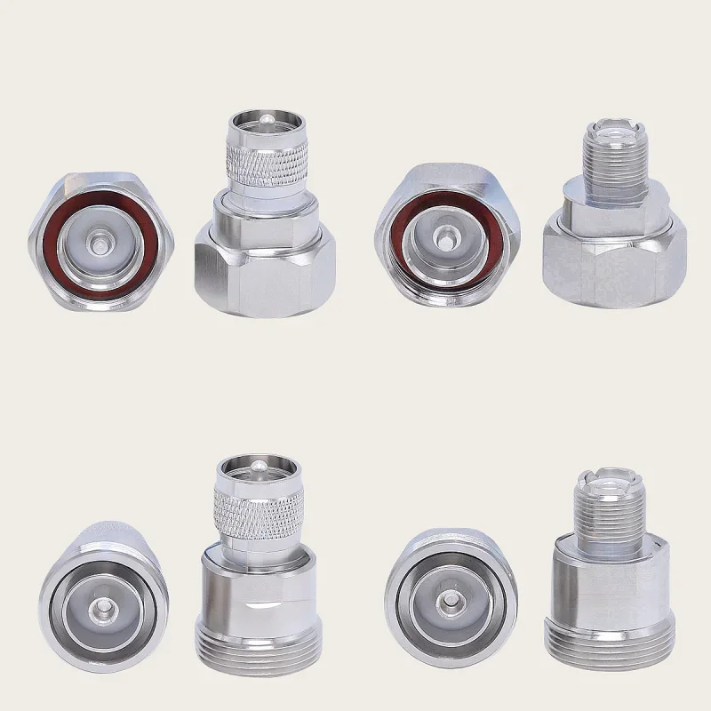 1pcs Adapter SO239 PL259 UHF To 7/16 L29 DIN Male plug & Female Jack RF Coaxial Converter 50ohm Straight Connectors