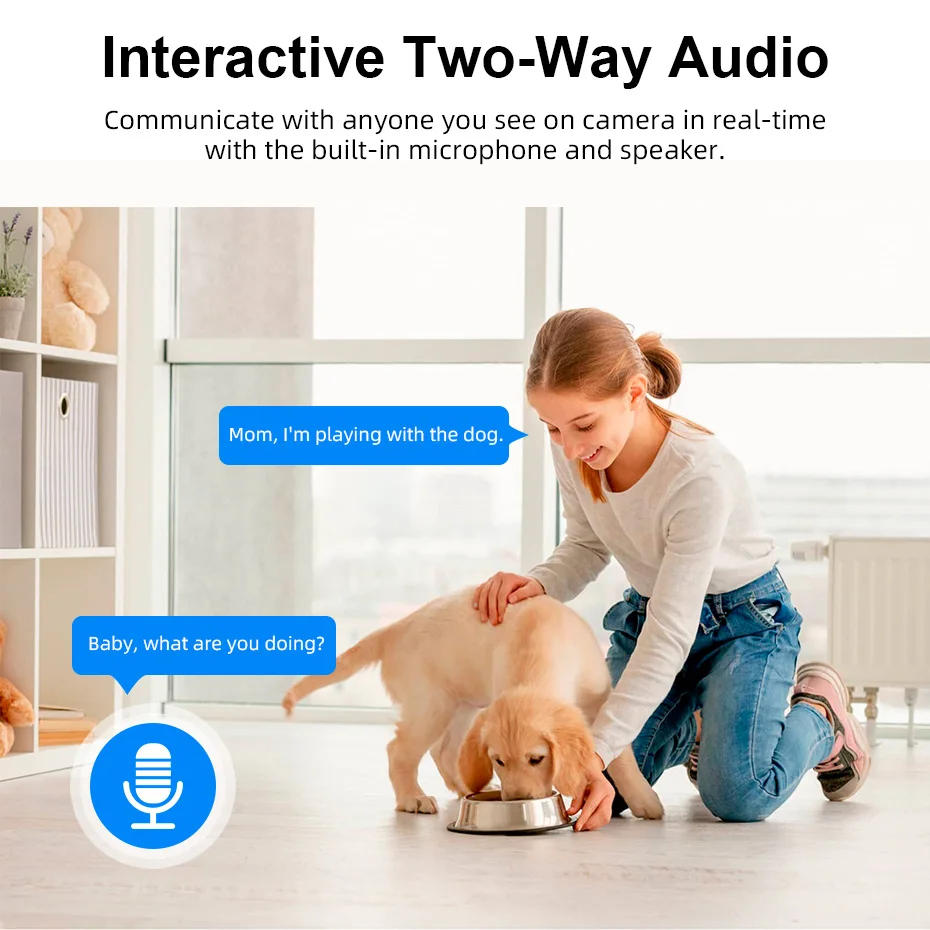 Fuers 5MP IP-Kamera für den Innenbereich, WLAN-fähige Überwachungskamera, kompatibel mit Tuya Smart, automatische Verfolgung, CCTV-Sicherheit, Babymonitor. – Detail 7