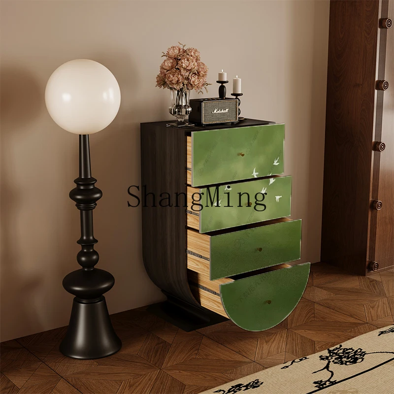 CL  Premium Household Four-bucket Storage Door Shoe Cabinet Entrance Storage Living Room Drawer Window Cabinet