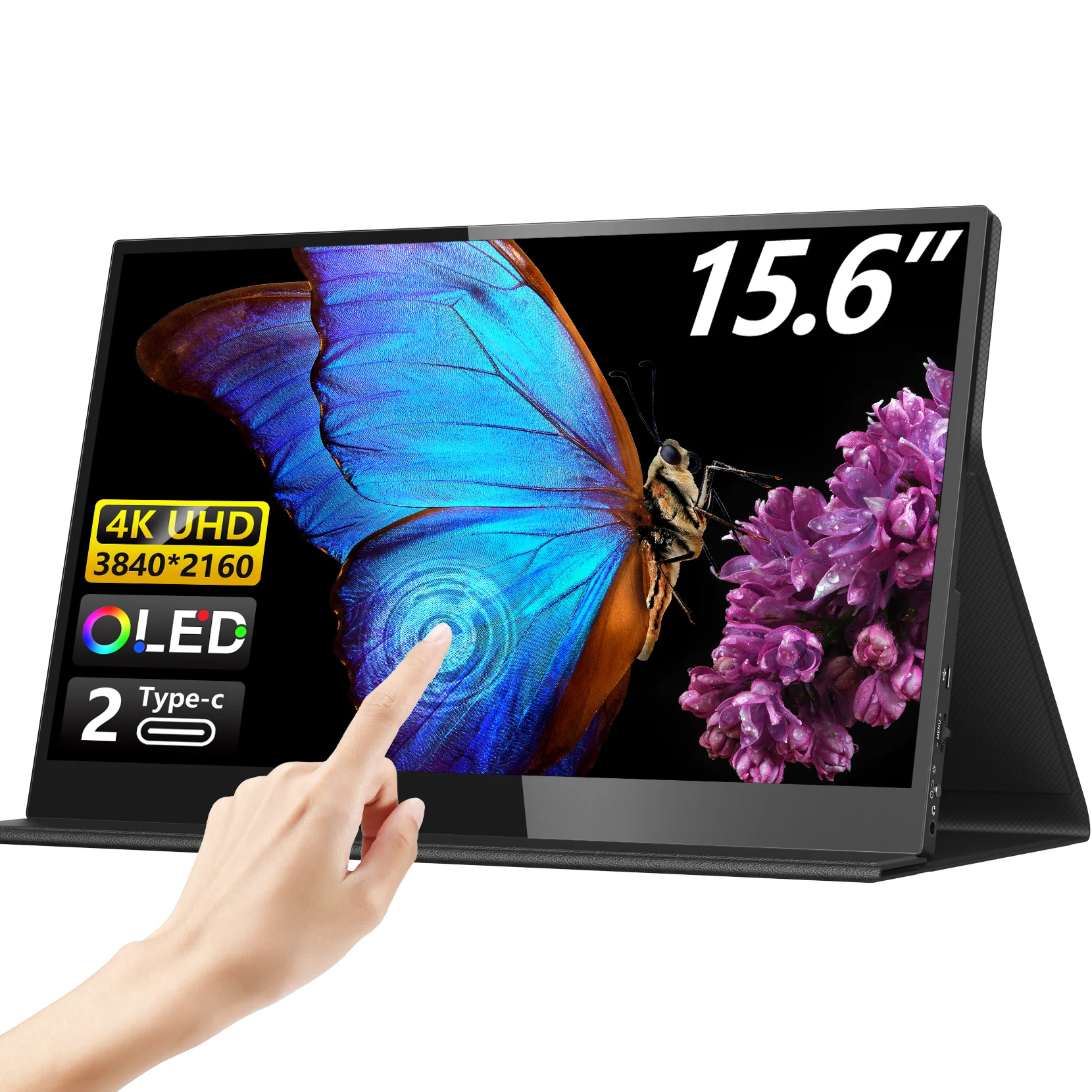 15,6 Zoll OLED UHD 4K tragbare Monitore für MacBook Laptop Dual Screen Triple