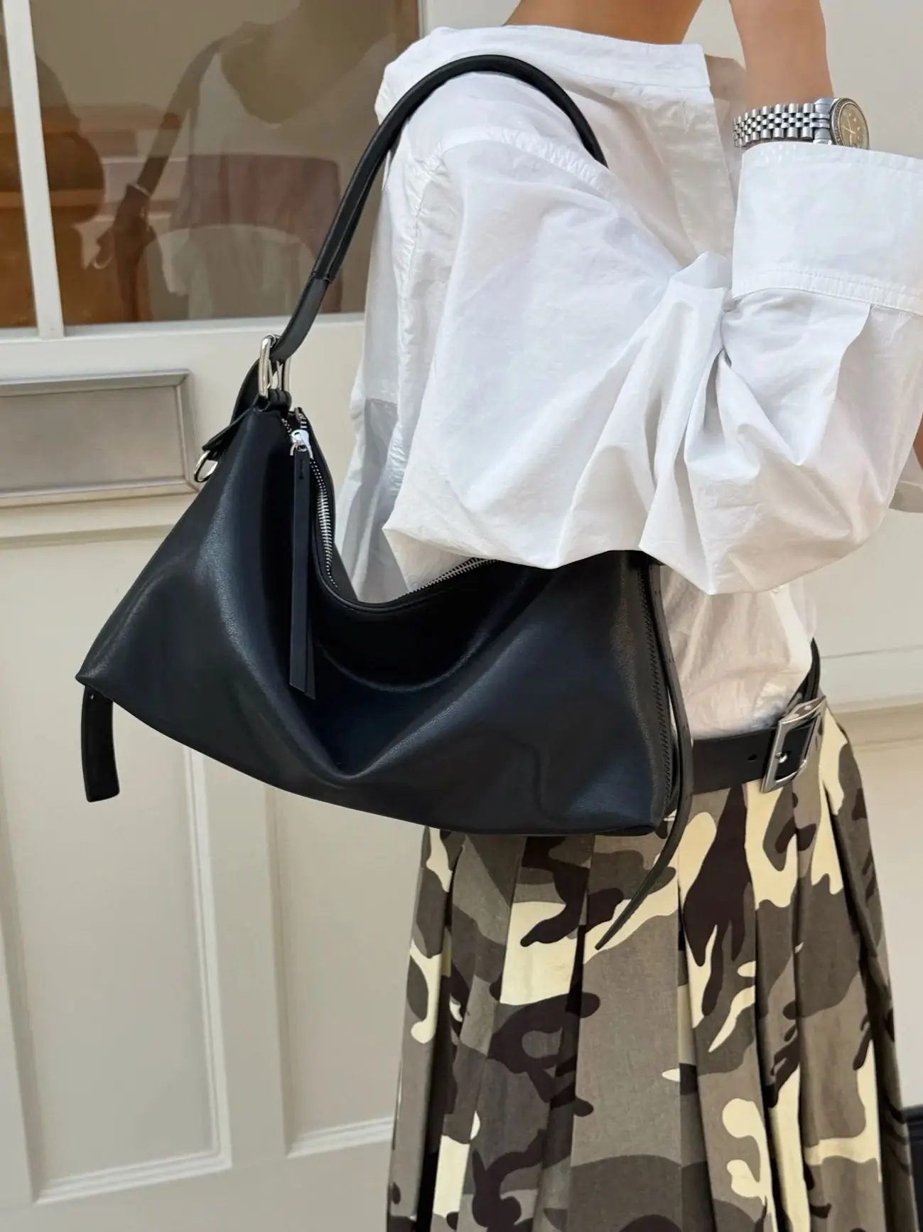 

Новая женская сумка-подушка из натуральной кожи класса люкс, дизайнерская, из воловьей кожи, на плечо, кроссбоди, подмышечная сумка для женщин