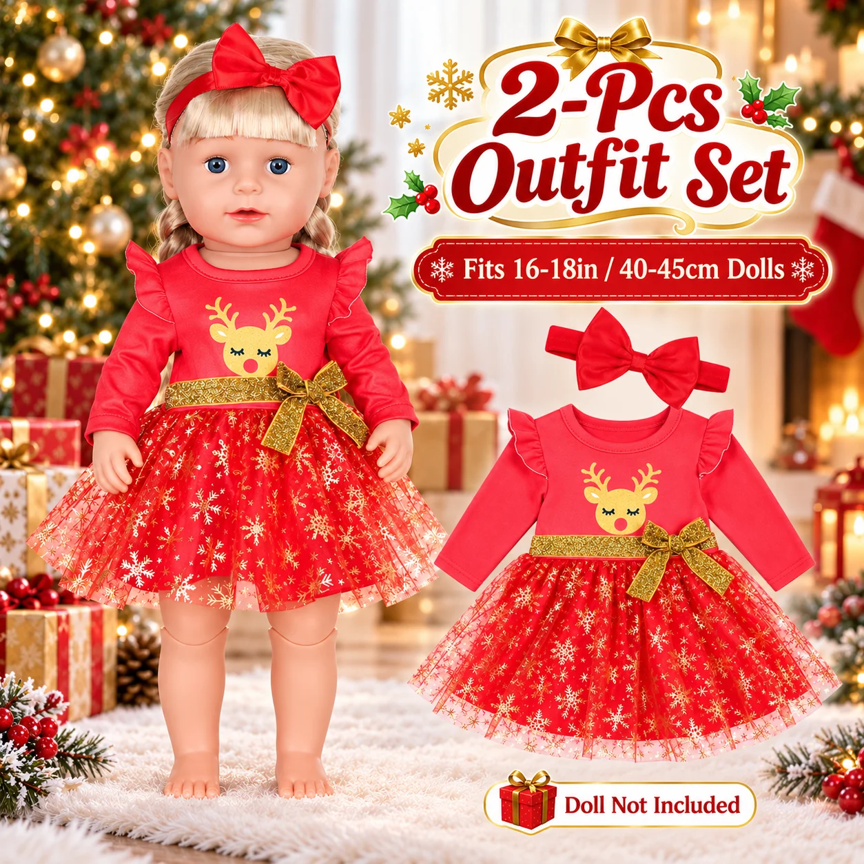 16-18 Inch Reborn Doll Clothes - Baby Clothing Dresser ulasan dan harga