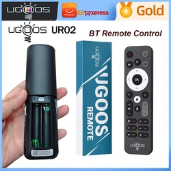 Original UGOOS UR02 BT Voice Remote Control Replacement for Ugoos SK1 TOX1 TOX3 AM6 AM8 AM6B PLUS X4 X4Q Cube Pro Extra TV Box