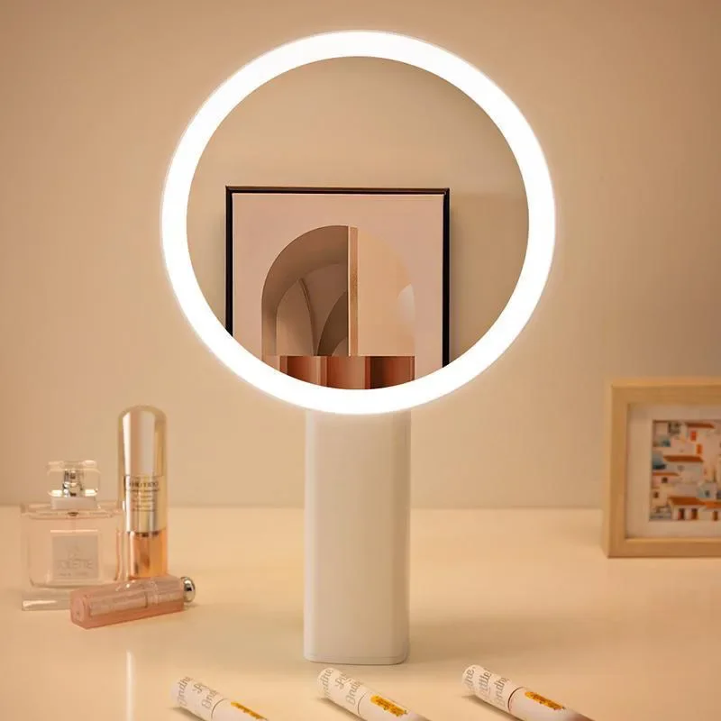

Bathroom Modern Mirror Led Light Makeup Dressing Table Decorative Mirrors Lamp Make Up Smart Espejo Pared House Decoration