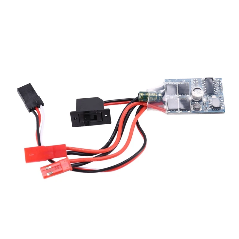 

Rc ESC 10A Brushed Motor Speed Controller For 1/16 18 Rc Car Boat Tank