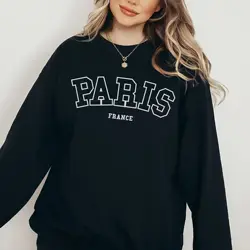 Paris felpa Trendy maglione oversize Wanderlust felpa morbida parigi francia francia felpa vacanza francese