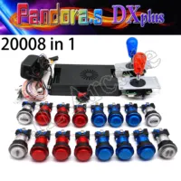 Pandora SAGA Box DX plus Arcade DIY Kit 20008 Game In 1 LED Push Button sanwa Joystick Power Supply for Bartop Machine Cabinet