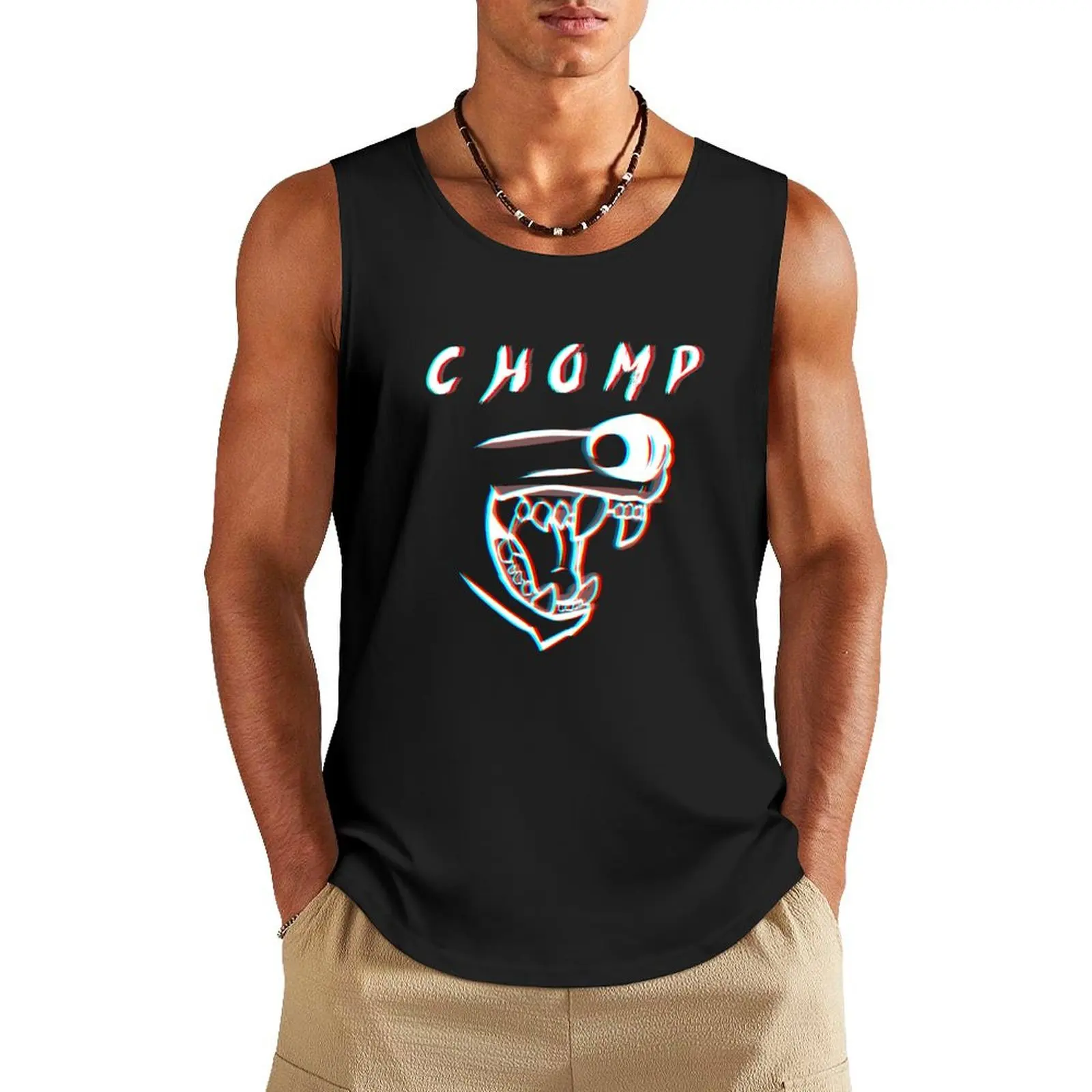 CHOMP Tank Top Bodybuilding clothing man Men's sports t-shirt cool things