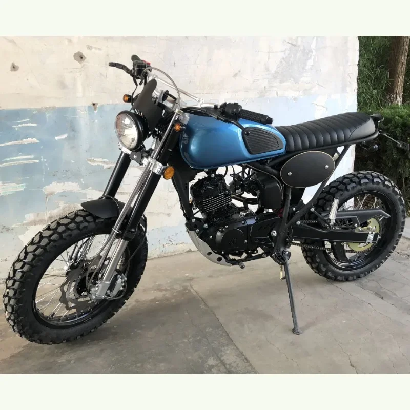 Scrambler for 125cc Euro 4 Motorcycle Petrol Motorbike Retro Style, Classic