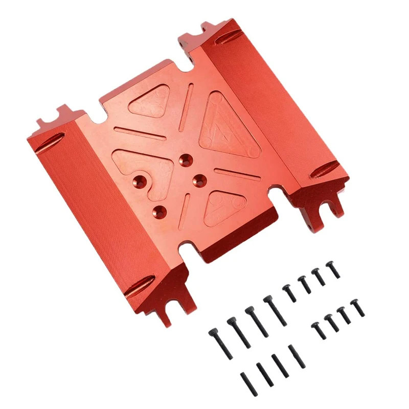 Aluminum Center Transmission Gearbox Skid Plate for Axial Wraith 90018 1/10 RC Crawler Car