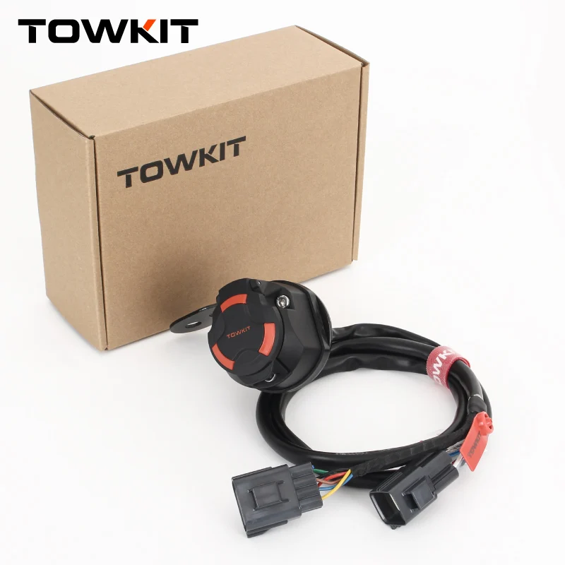 

For Range Rover Evopue trailer wiring harness Eur 13/7 pin trailer RV tail light signal Australia 12/7 pin Trailer wiring Socket