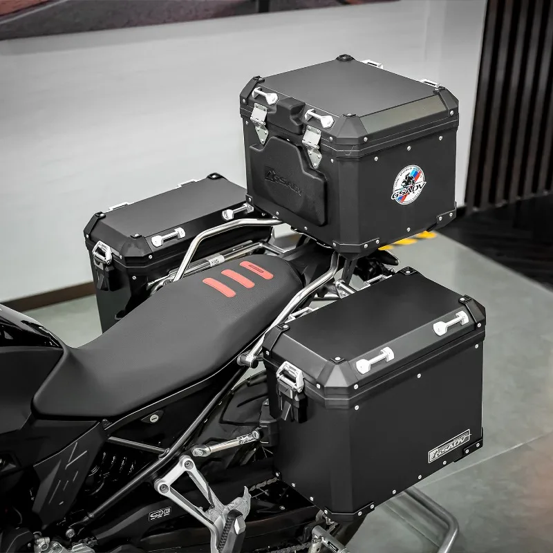 

GSADV быстросъемный комплект багажа из 3 предметов для BMW F900GS — оригинальные стандартные боковые чехлы, верхняя коробка для хранения мотоциклов и туризма