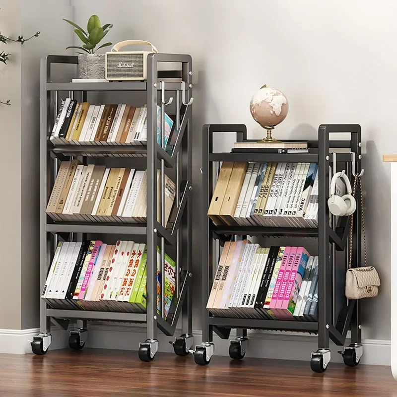 Multifunctional Corner Book Shelf Booksellers Library Kids Bookshelf Rotating Bookcase Books Estanteria Libros Home Furniture