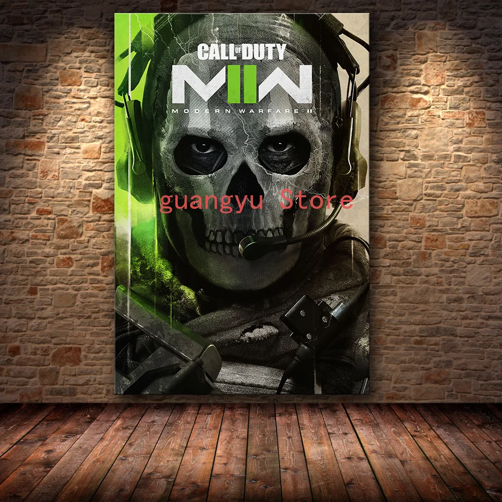 Modern Warfare 2 GAME Poster Call of Duty 19 HD Canvas decorative wall art Home bedroom Decor painting