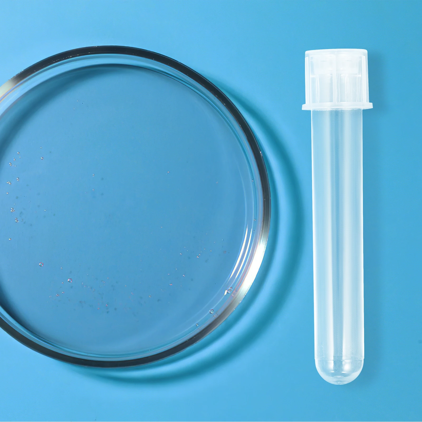 24pcs Test 5Ml Plastic Sample Testing Tubes For Liquid Cell Storage Small Vials Lab Sampling Tubes Teaching Equipment