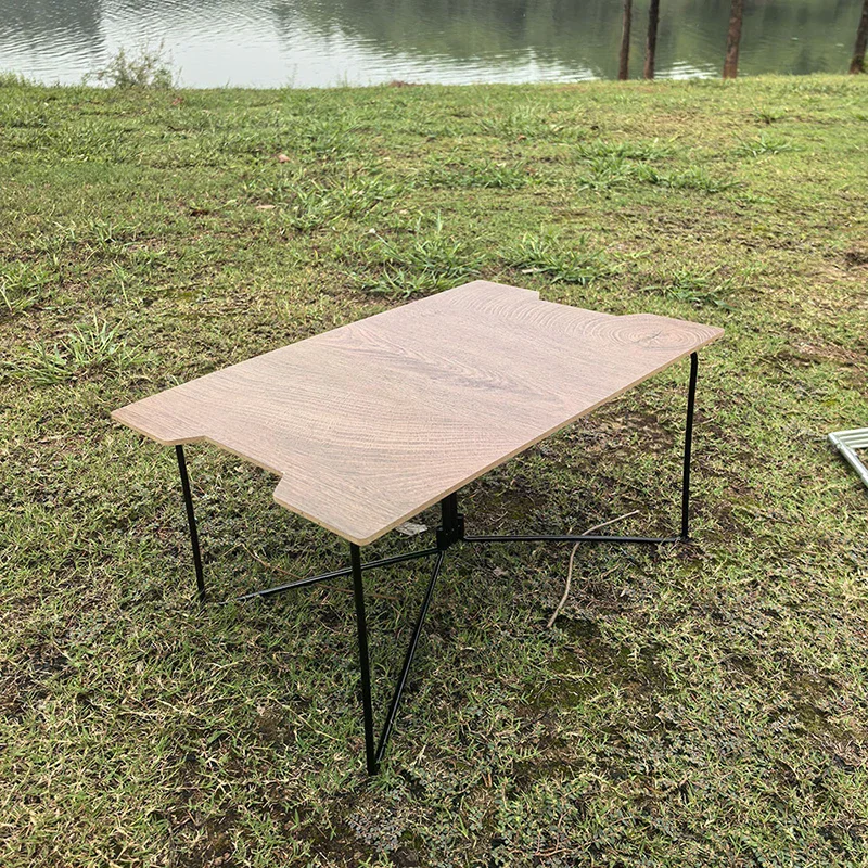 1 قطعة التخييم في الهواء الطلق للطي خفيفة الوزن صندوق تبريد رف حامل الحديد حاوية علب باردة حامل التخييم العرض #1