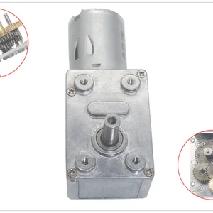 High torque non-end gear engine, automatic automatic lock accessory, reversible turbo, metal gear reducer, DC 12V JGY370 engine 12 Main Speed Reducing Sales - №7