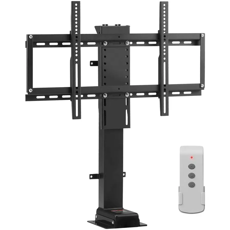Motorized TV Lift Stroke Length 35 Inches Motorized TV Mount Fit for 3765 Inch TV Lift with Remote Control Height Adjustable 28.