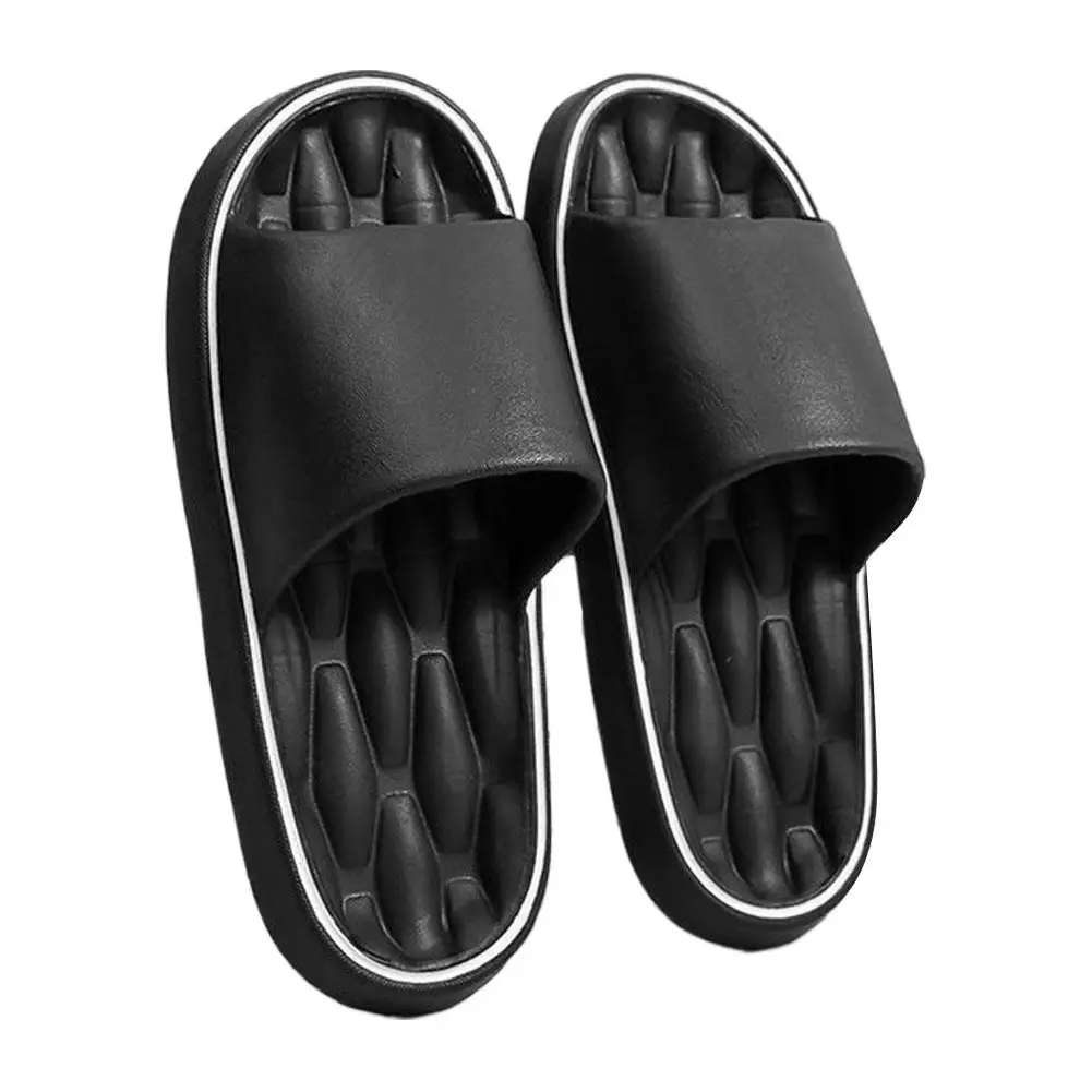 Modische superleichte Damen-Hausschuhe, rutschfeste EVA-elastische Schuhe, bunte Turnschuhe in der Tür, Badezimmer-Flip-Flops – Detail 5