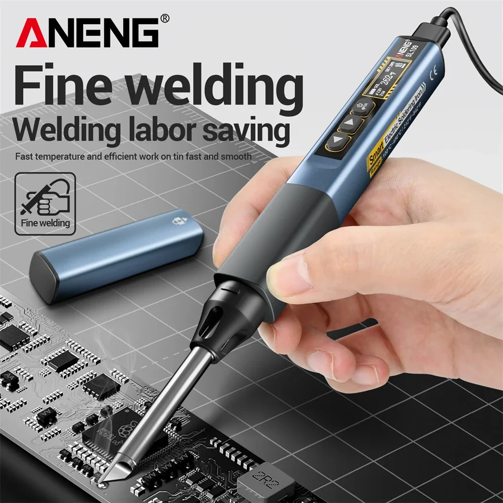 ANENG SL109 Electric Soldering Irons Adjustable Temperature Welding Solder Rework Station Heat Pen Repair kit,XL830L Multimeter