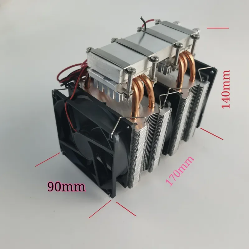 144W 200W Semiconductor Refrigeration Sheet Water Cooled Radiator for Fish Tank Chiller Small Refrigerator Water Circulation