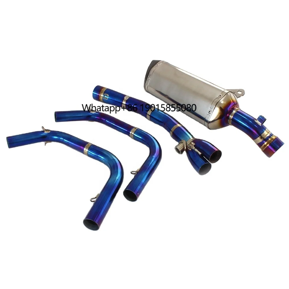 

Titanium Z400 Motorcycle Exhaust Pipe for Kawasaki Z400 2020 400 Exhaust System