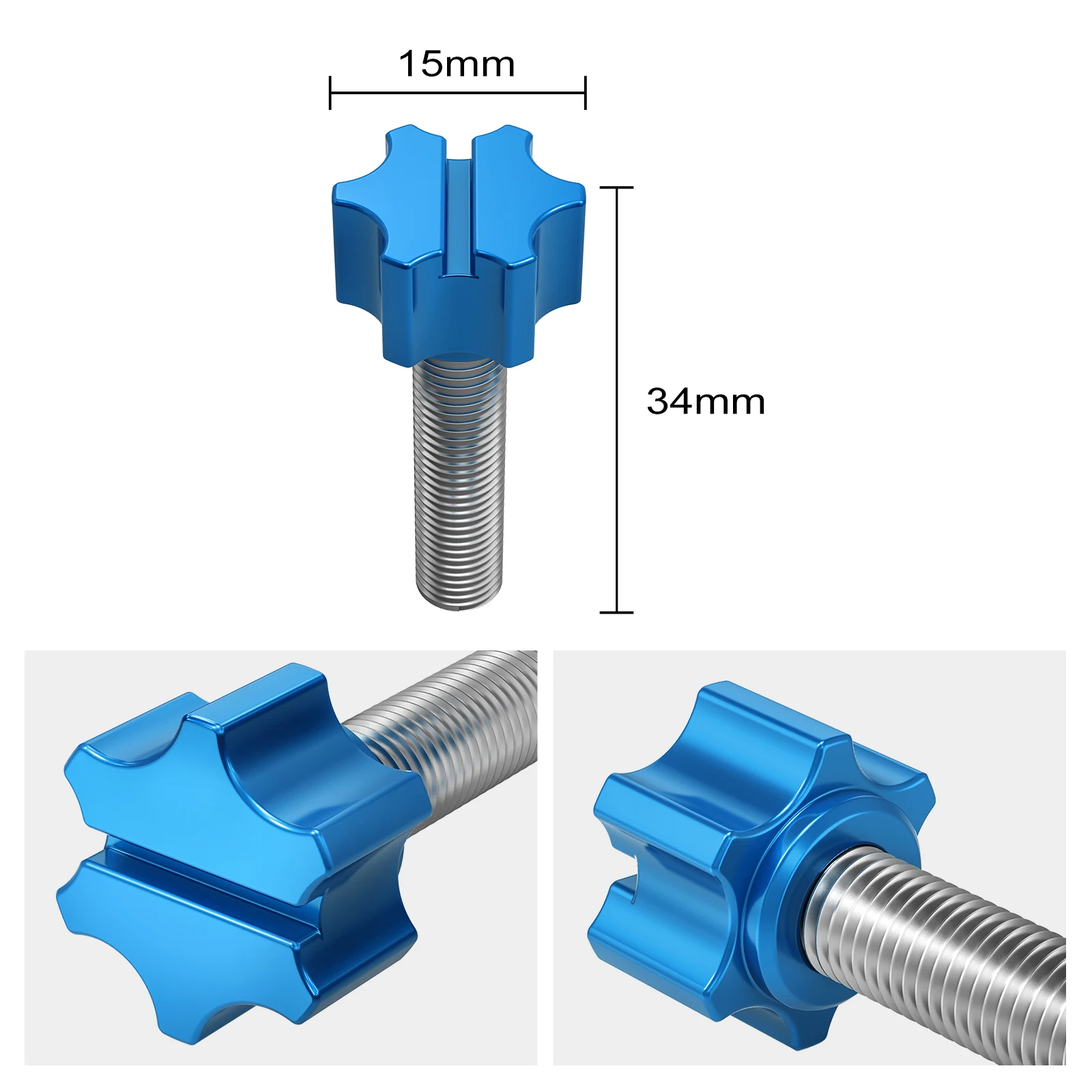 NICECNC Motorcycle Aluminum Quick Release Seat Bolt For 2024 Husqvarna TE300 TE FE 501 450 350 300 250 150 125 FC FX TX TC 2023