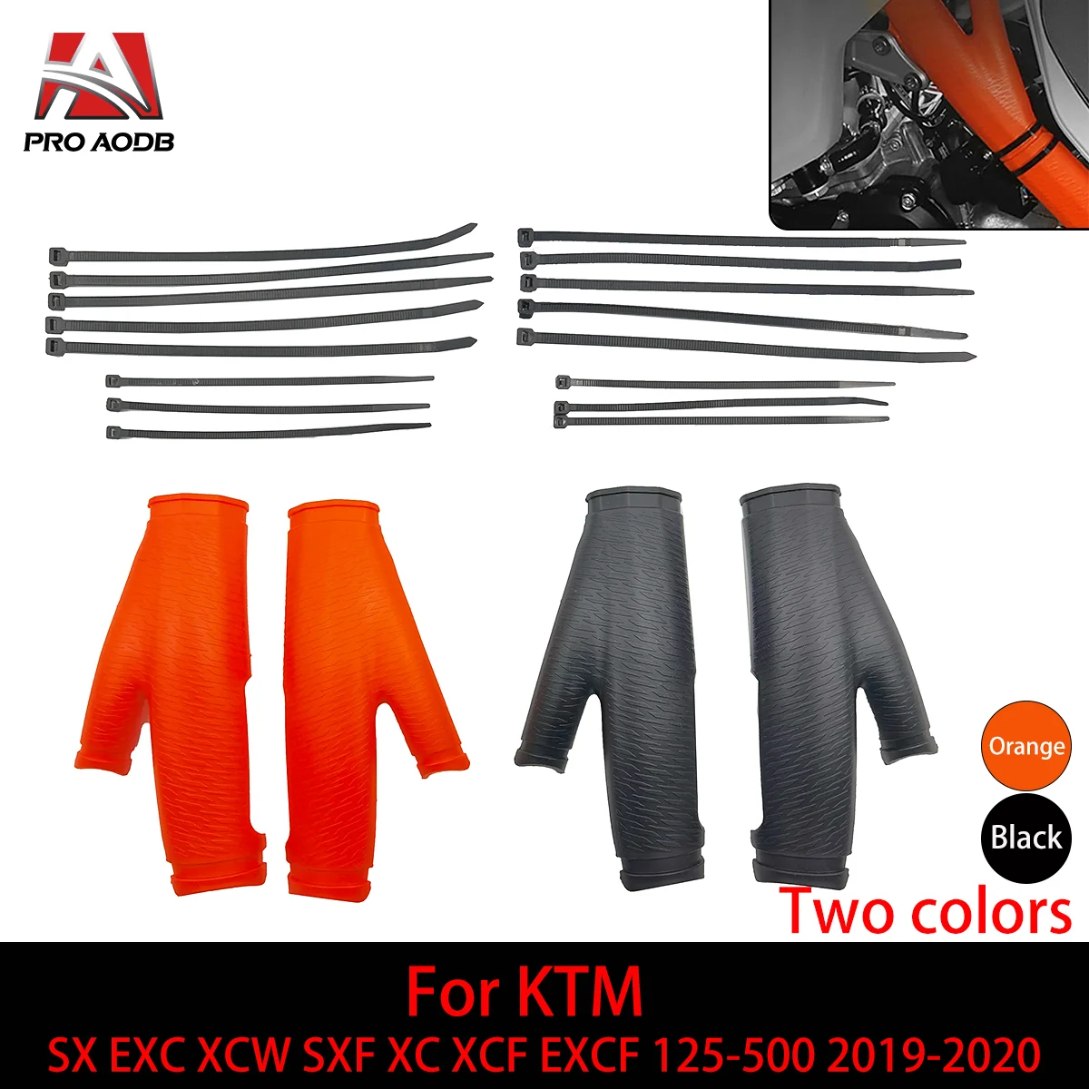 

For KTM SX SX-F XC XCF EXC EXCF XC-W XCF-W 125-500 Enduro Dirt Pit Bike 2019-2023 Motorcycle Frame Cover Guards extend Protector