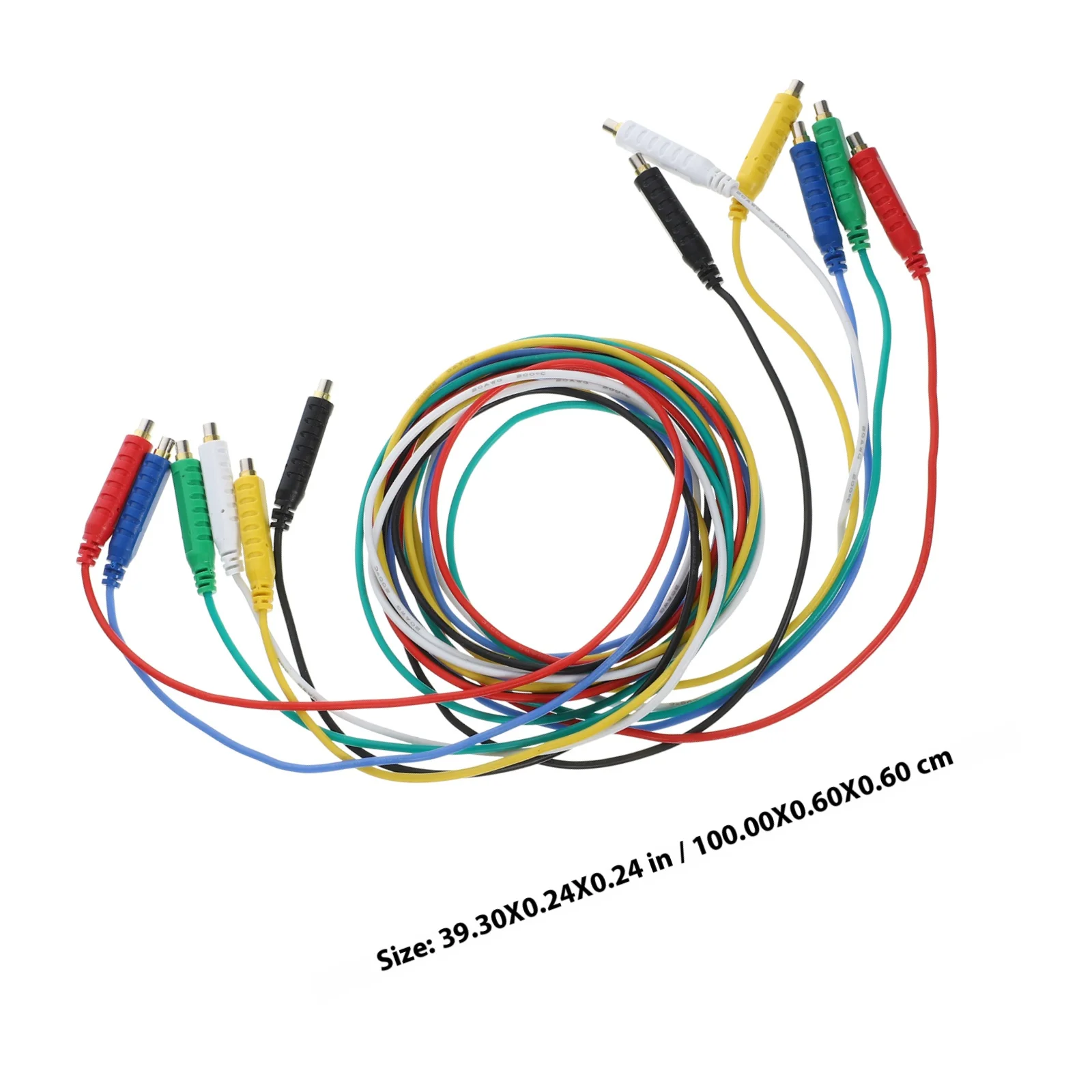 1Set Kabel Uji Magnetik 20awg Kabel Jumper Silikon Fleksibel untuk Pengujian Tegangan Rendah dan Multimeter