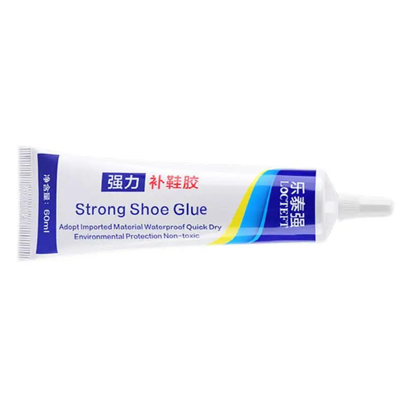 Shoe Adhesive 60ml Waterproof Boot Glue Strong Bonding High Temperature Resistant Adhesive For Fixing Worn Shoes Boots