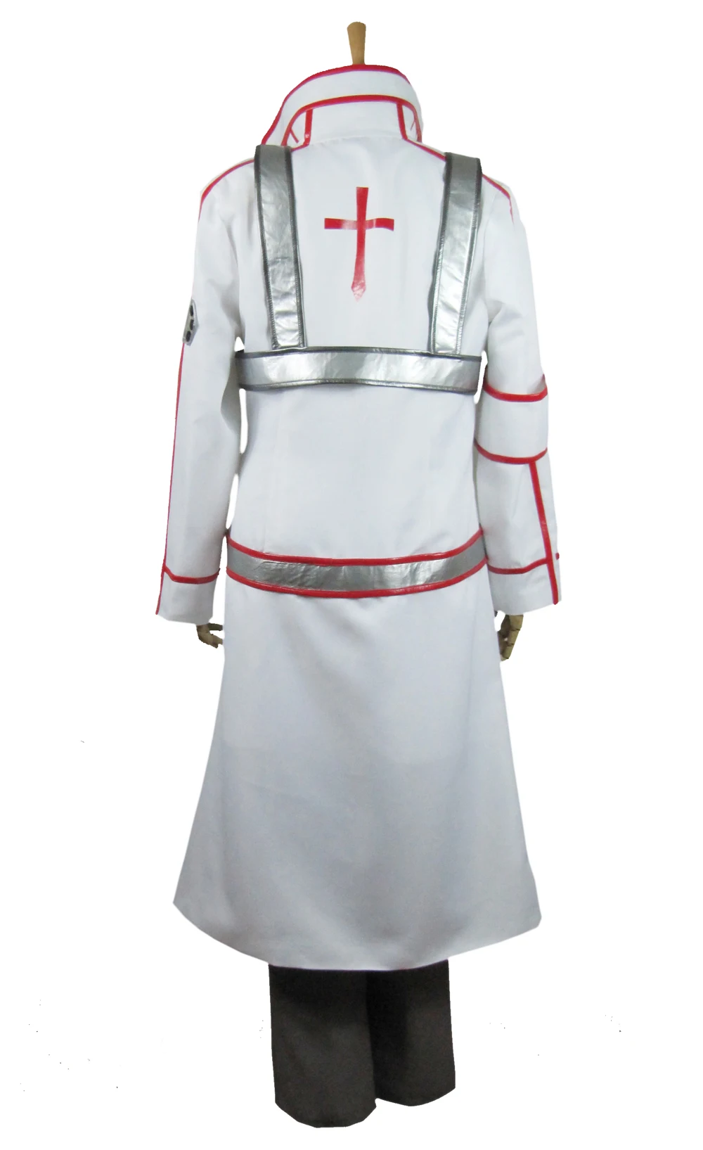 Unisex Anime Cos Kirito Kirigaya Kazuto Cosplay Kostuums Halloween Uniform Aangepast Formaat