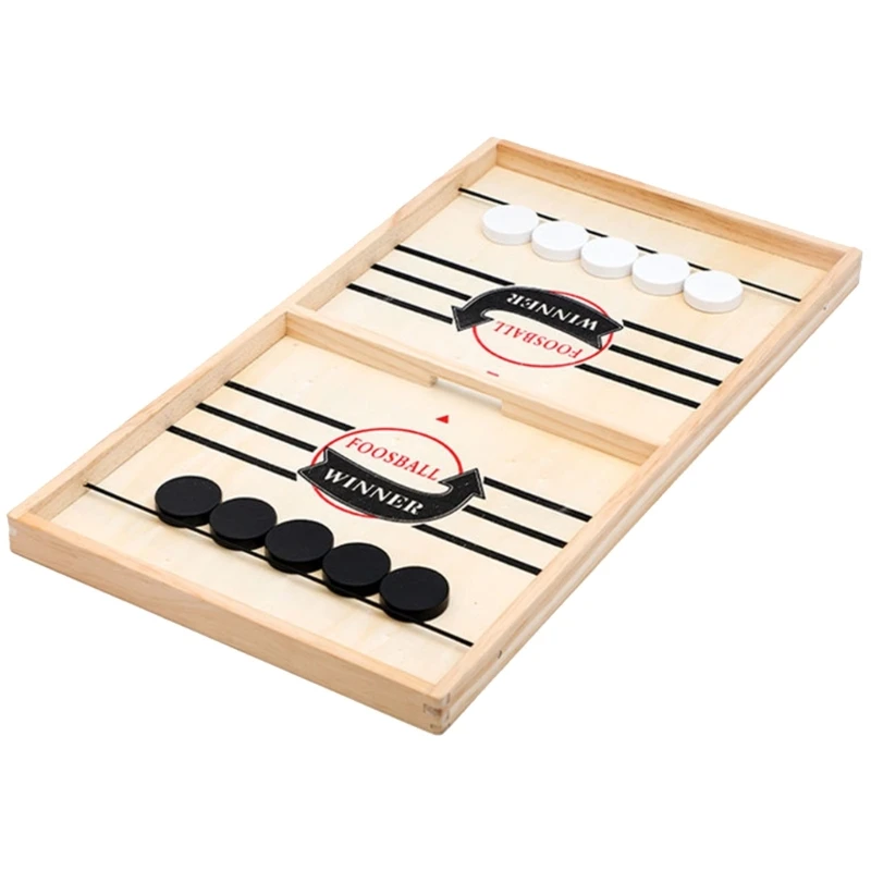 

Fast Sling Pucks Game Paced Table Hockey Indoor Game Interactive Chesses Toy Desktop Funny Battle Game for Kid