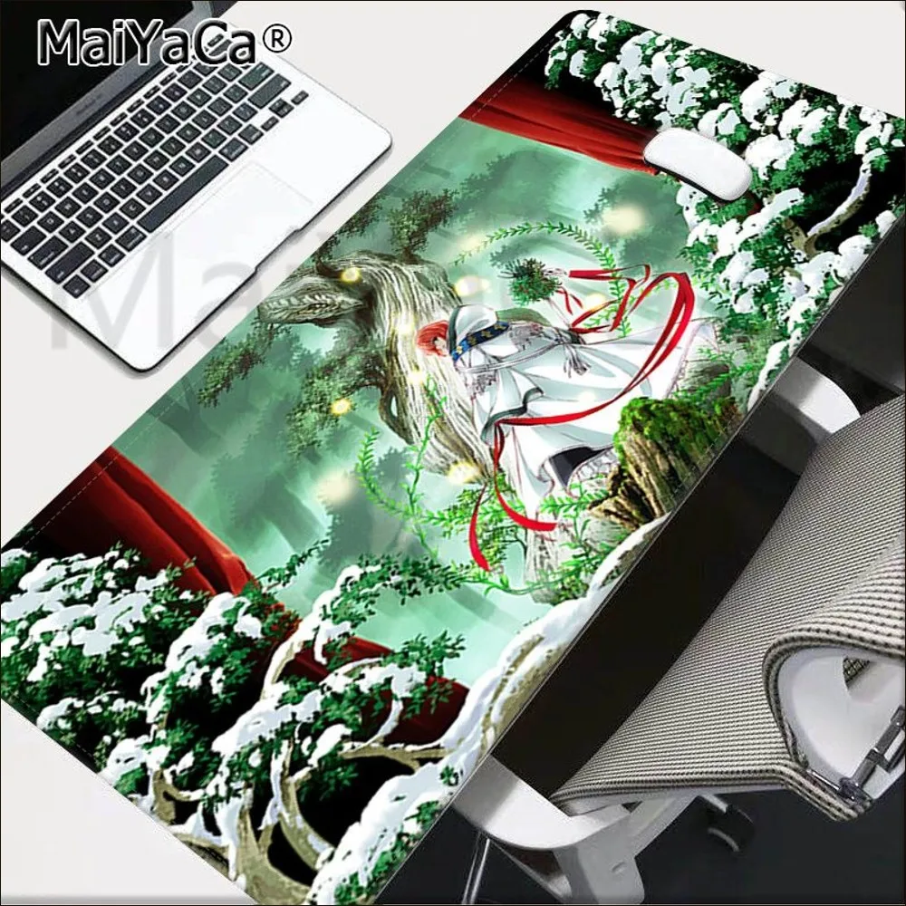 Imagem -04 - Anime Antigo Magus Noiva Mousepad Novo Mouse de Borracha Durável Desktop Mousepad Tamanho para Jogo Teclado Almofada para Gamer