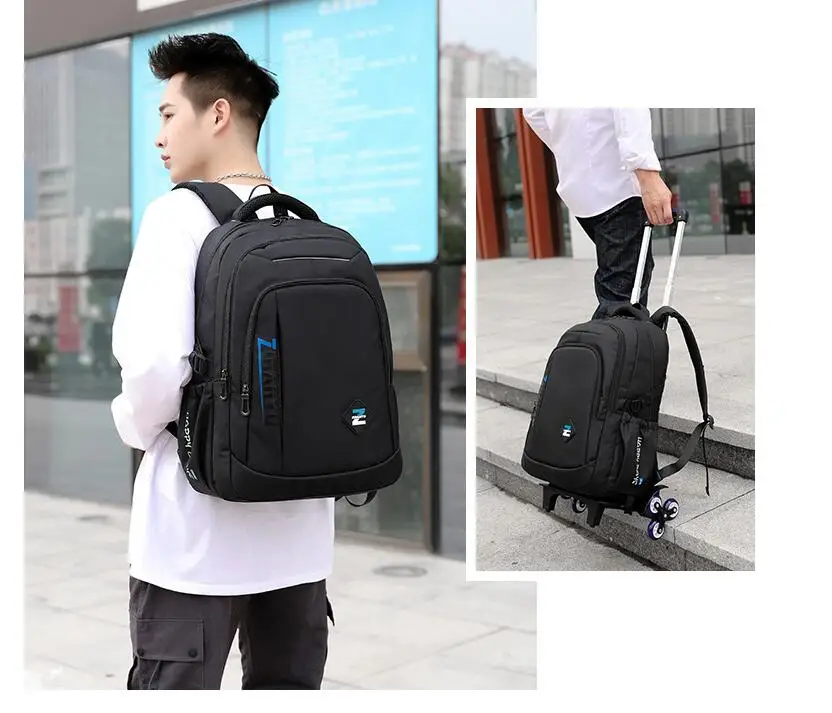 Kids School Rolling-Backpack Boys Bookbag on Wheels for boys  School Wheel Backpack Wheel School Trolley Bag for School luggage