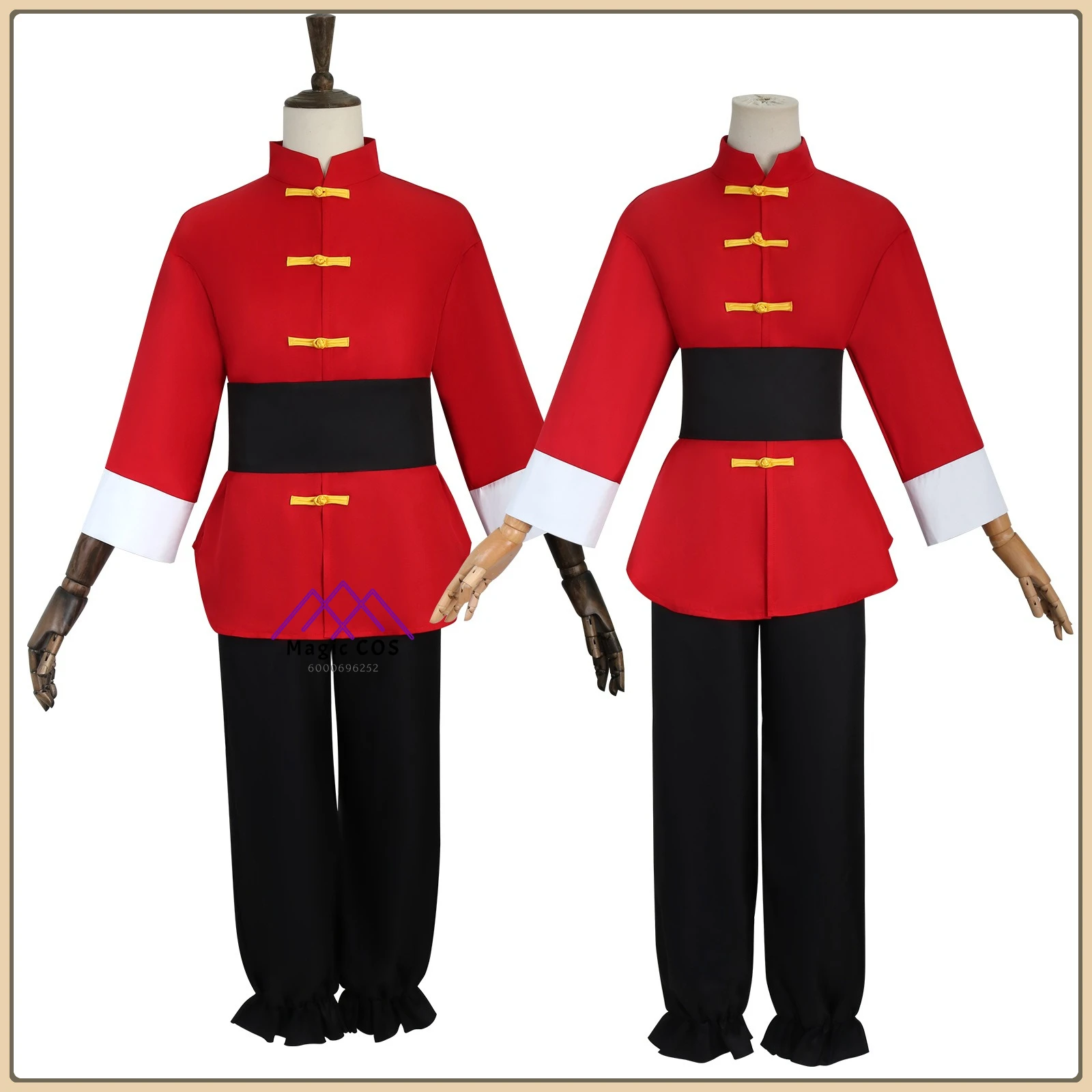 

Ranma ½ Comic Con Cosplay Set Kung Fu Uniform+Wig+Gloves Full Set Unisex Adult High Quality Role Playing Outfit for Cosplay Show