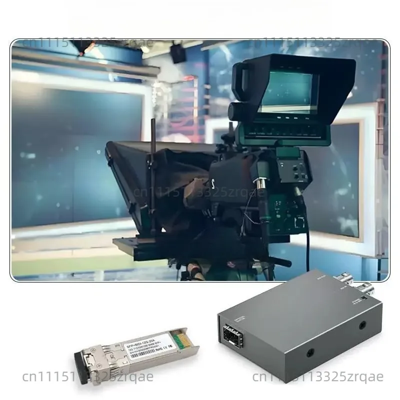12G-SFP Single-mode Dual-fiber Fiber Module Compatible with SDI and HD 4K Fiber Converter