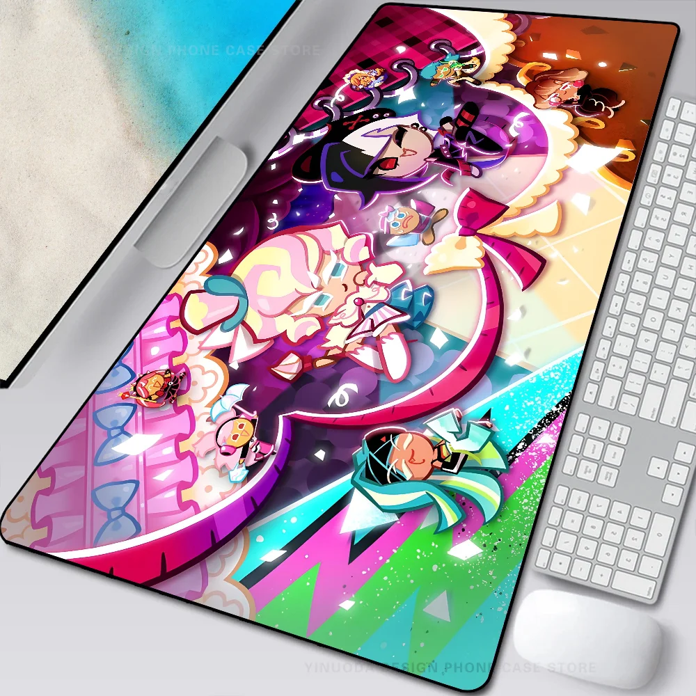 Kawaii C-Cookie Run OvenBreak Mousepad Mouse Mat Desk Mat With Pad Gaming Accessories Prime Gaming XXL Keyboard Pad