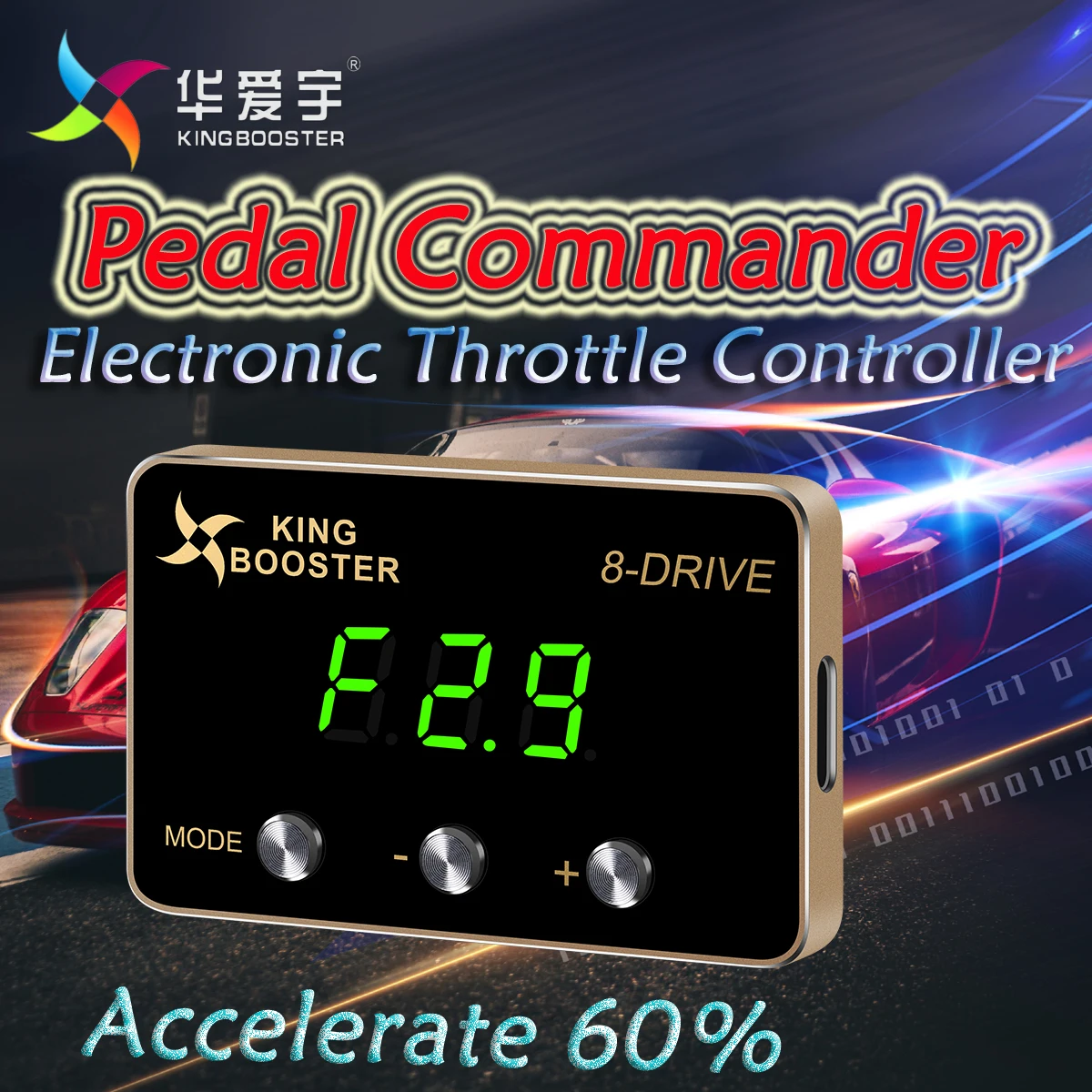 Auto Fuel Save Chip Tuning Pedal Box Throttle Controller For TOYOTA RAV 4 WISH ESTIMA HIACE CAMRY ALPHARD AVENSIS COROLLA VERSO